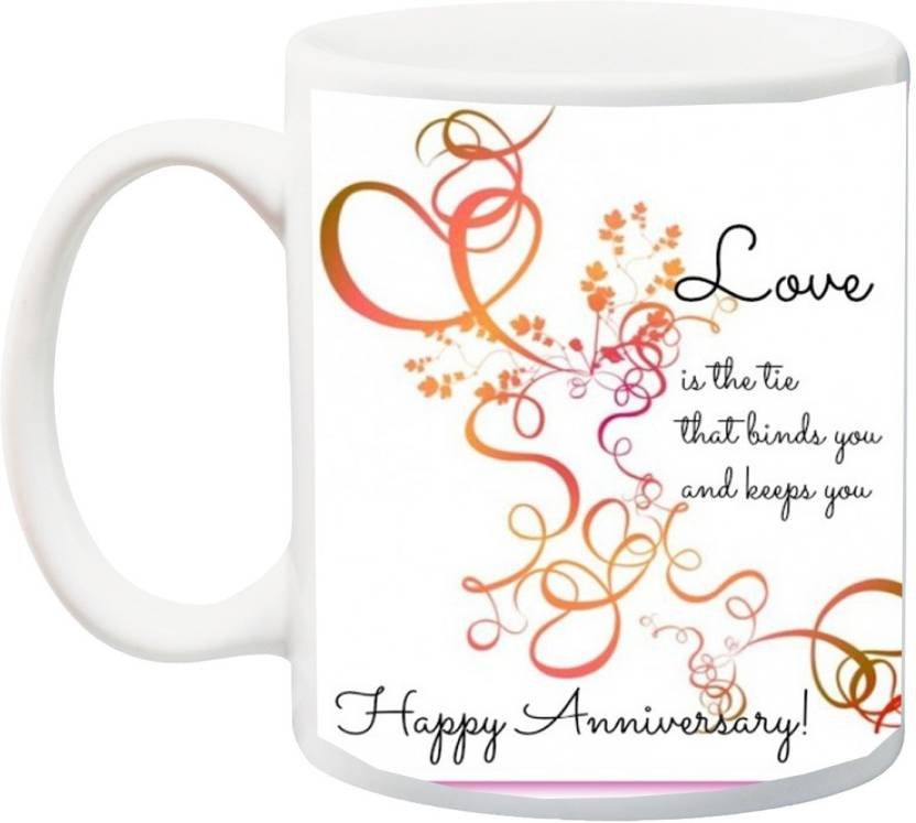 Fantaboy  "Anniversary Quote" Printed Coffee Mug