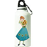Fantaboy  "Angel With Flower" Printed Sipper Bottle (7x7 Inch)