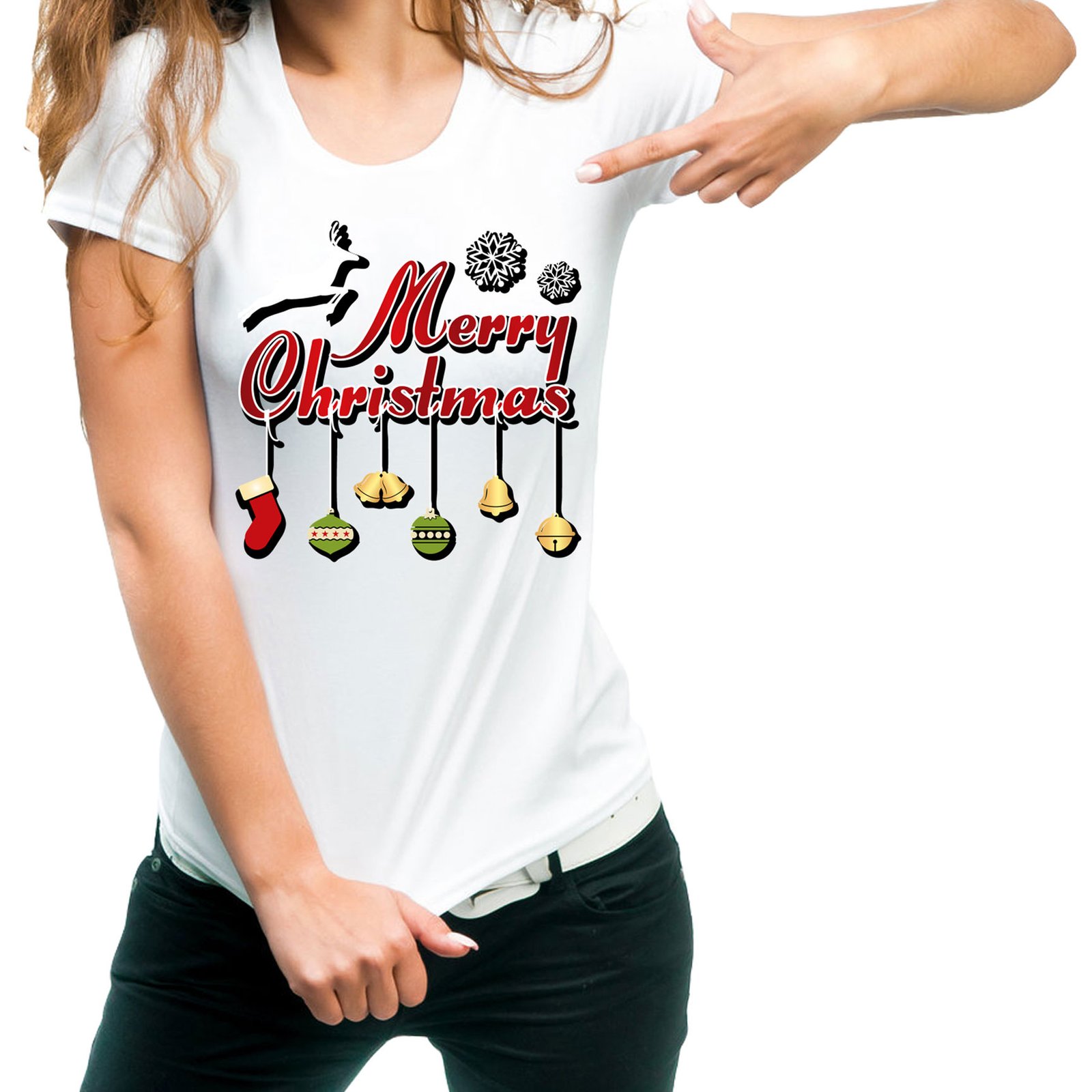 Fantaboy Merry Christmas Gift Printed T-shirt