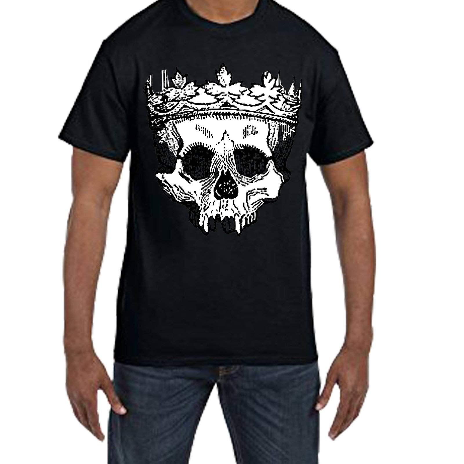 Fantaboy Skull Crown Printed T-shirt