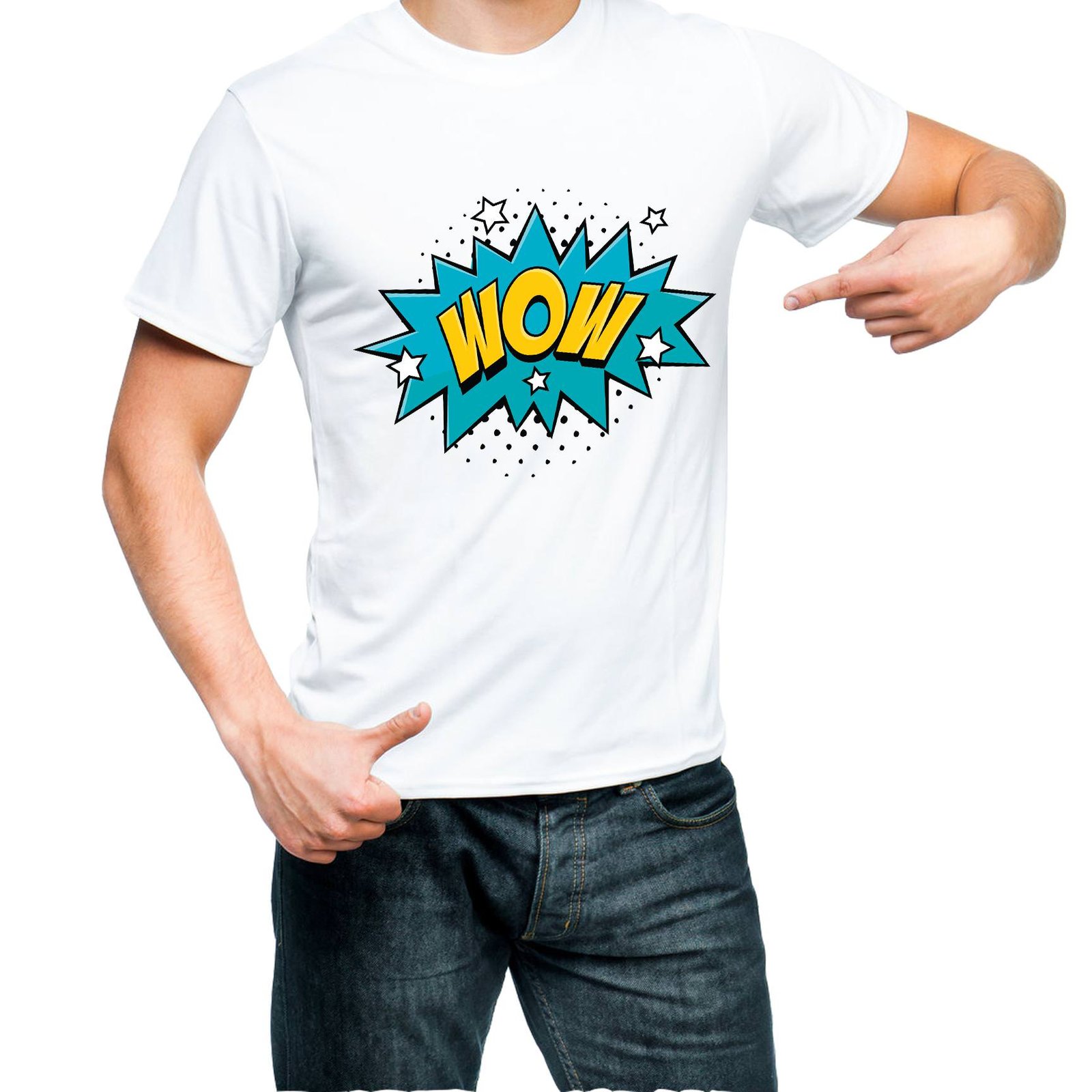 Fantaboy Wow Printed T-shirt