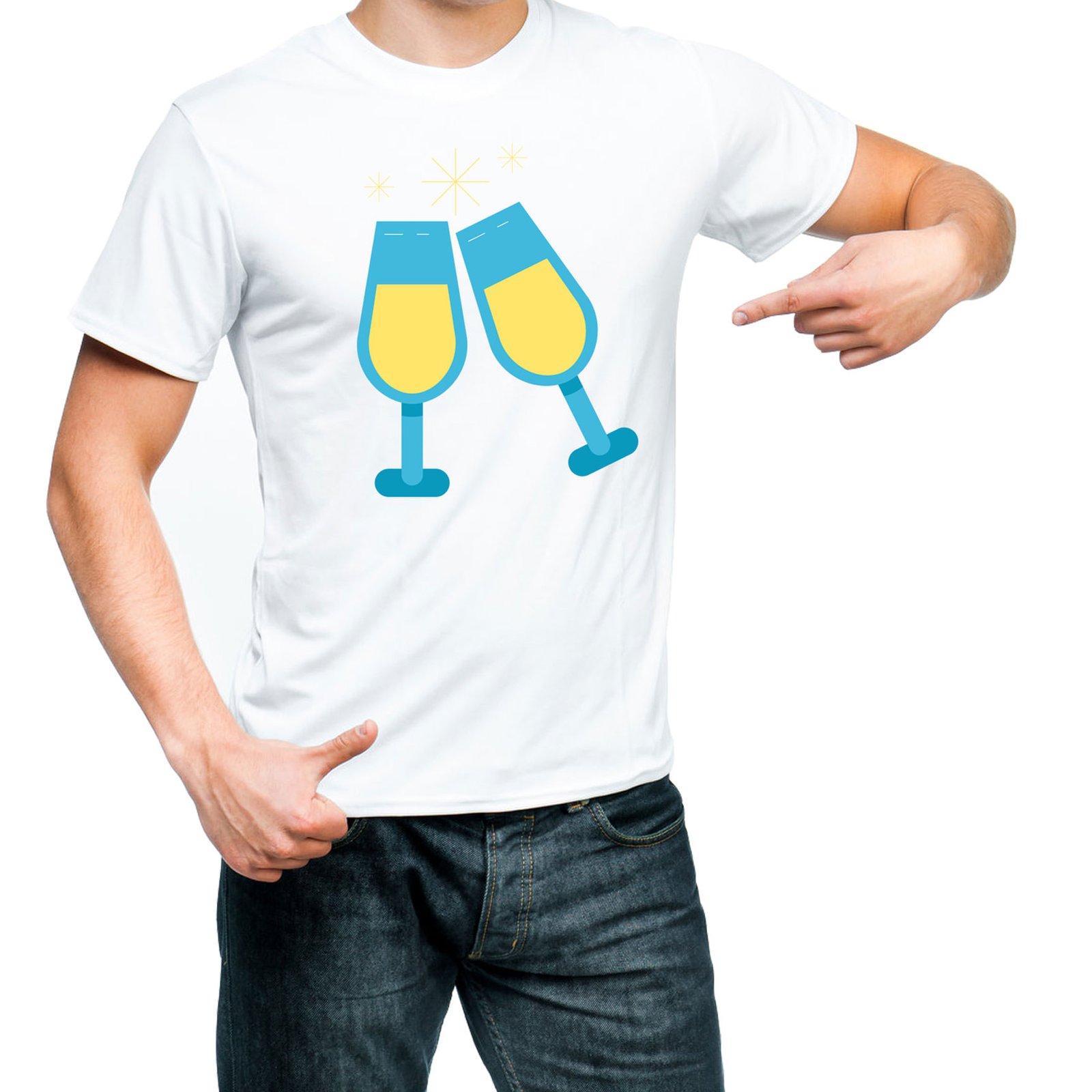 Fantaboy Beer Glass Printed T- shirt