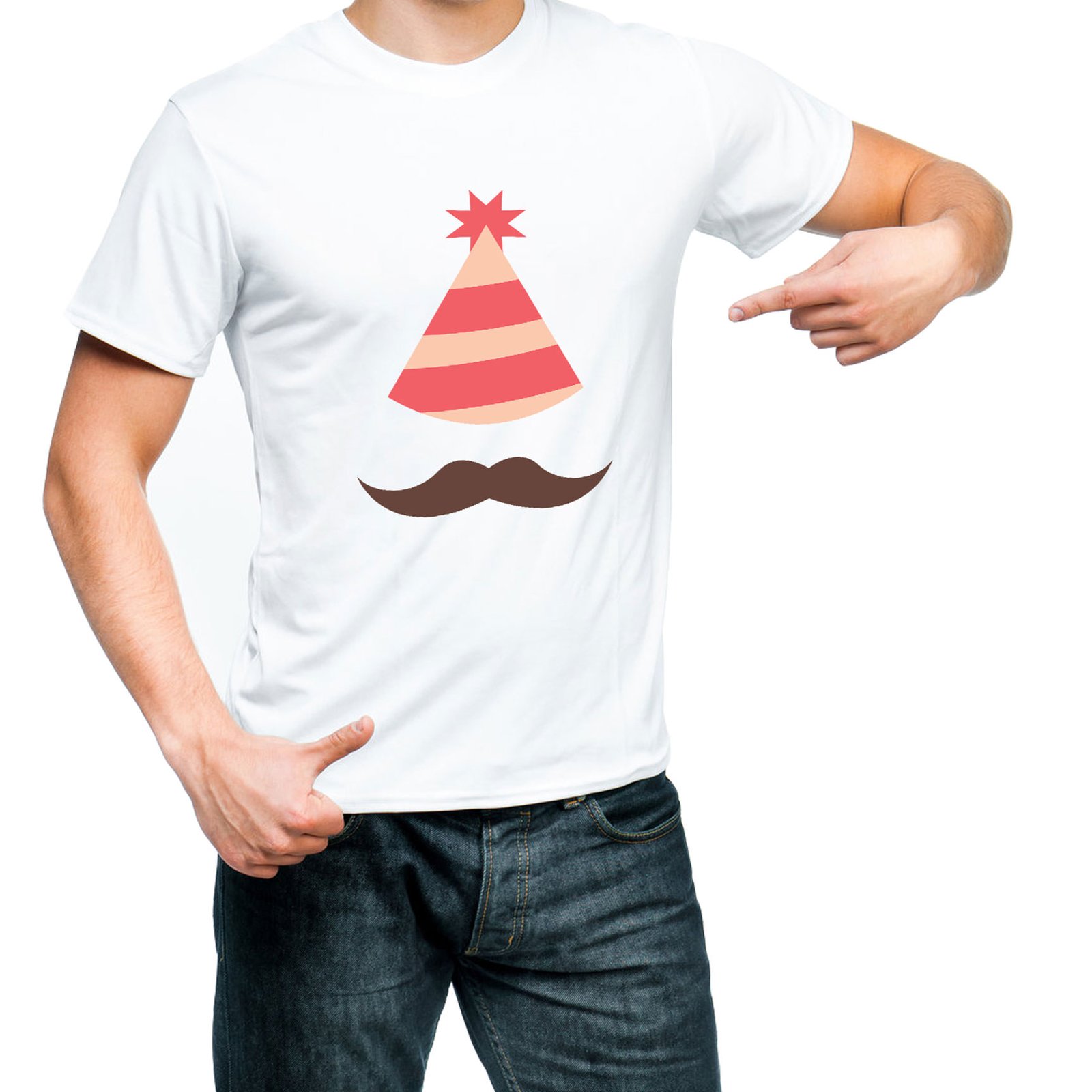 Fantaboy Christmas Cap Printed T- shirt