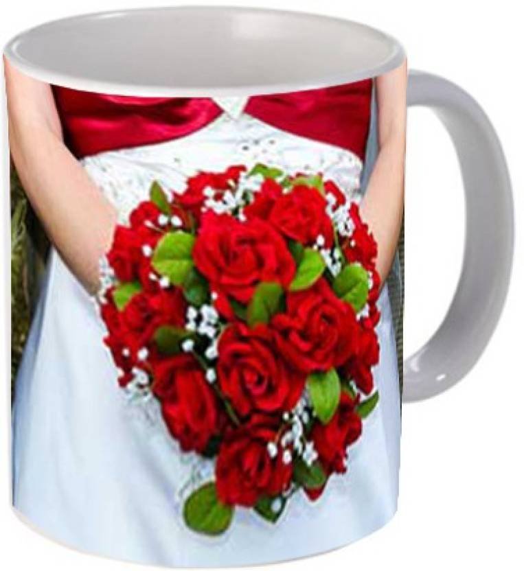 Fantaboy Happy Anniversary Roses Coffee Mug