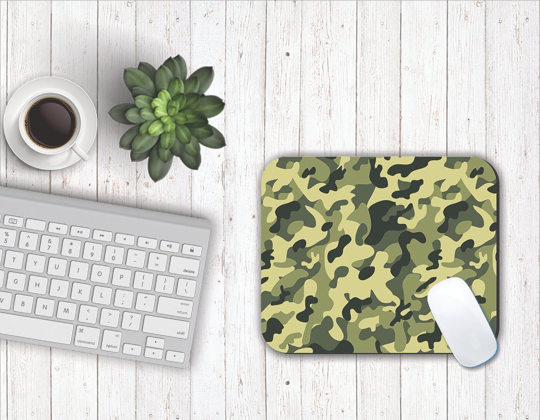 Fantaboy Army Print Soft Mouse Pad