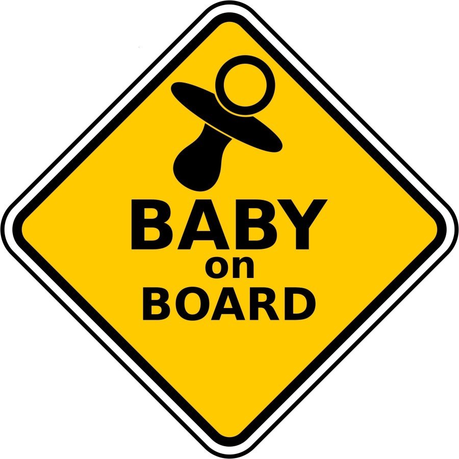 Fantaboy Baby On Board (New) Sides Car Sticker