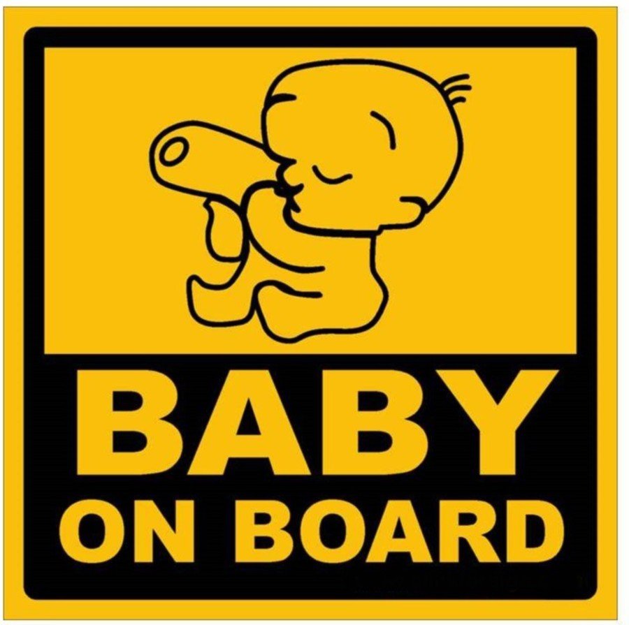 Fantaboy Baby on Board Sides Car Sticker