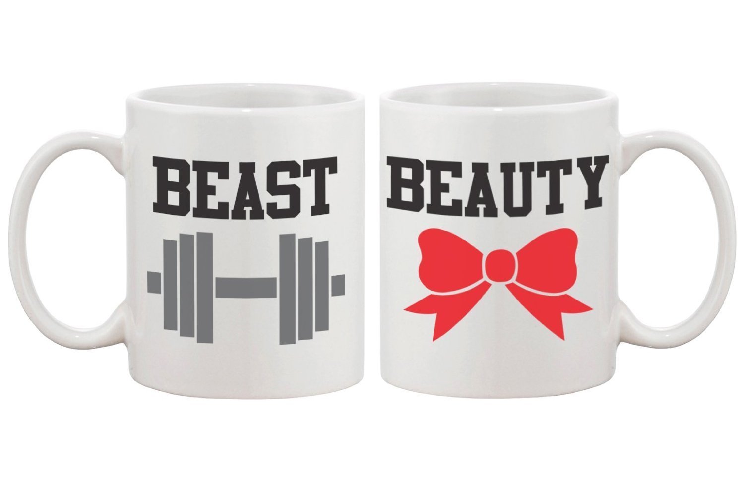 Fantaboy Beauty and Beast Matching Couple Mugs