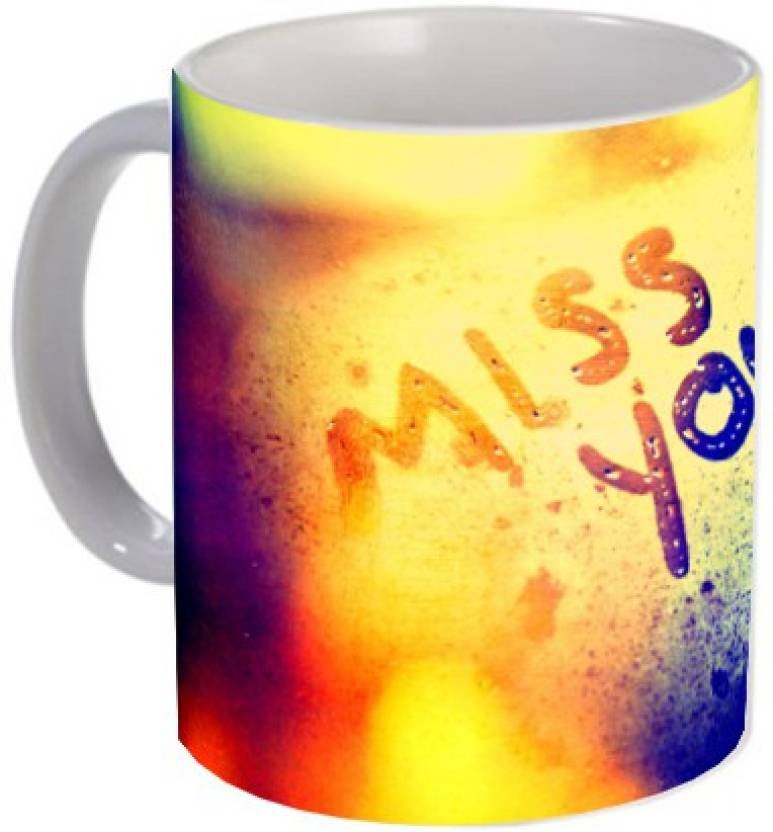 Fantaboy "Miss You" Printed Coffee Mug