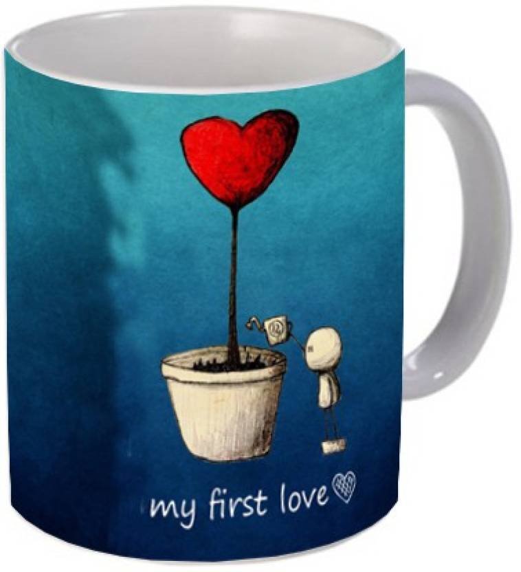 Fantaboy  My First love Printed Coffee Mug