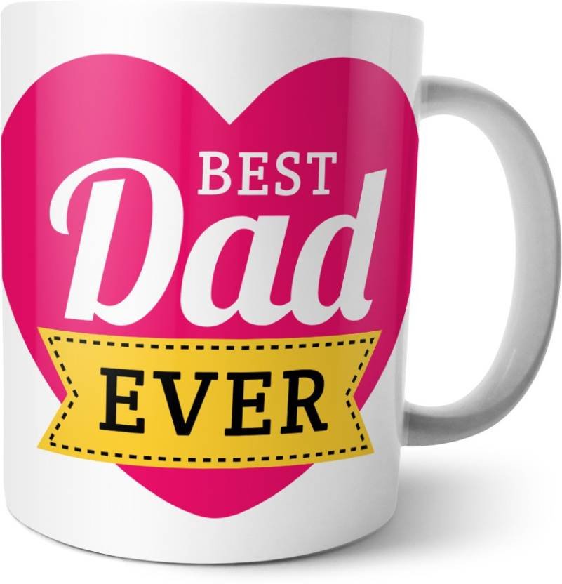 Fantaboy  Best Dad Ever Printed Coffee Mug