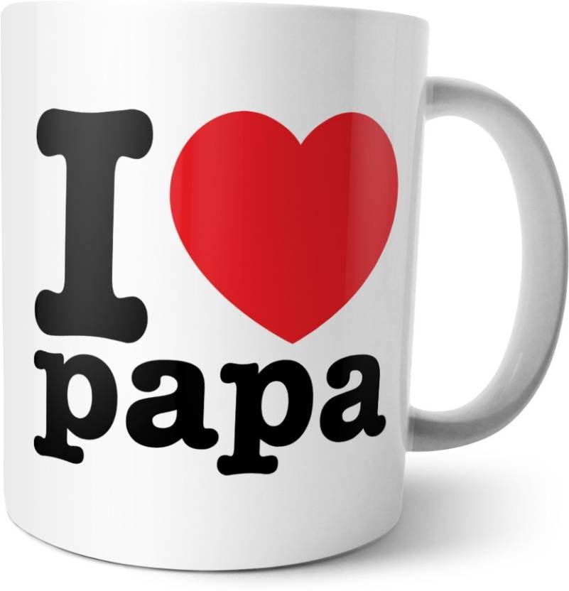 Fantaboy I Love Dad "Father's Day" Printed Coffee Mug