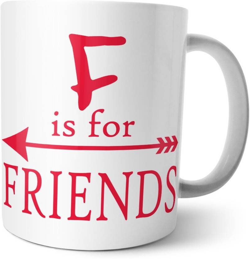 Fantaboy Friendship Day "B" For Best "F" For Friend Printed Coffee Mug