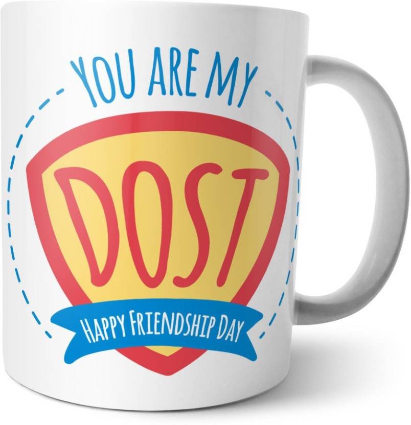 Fantaboy Best Friend Forever "Dost" Printed Coffee