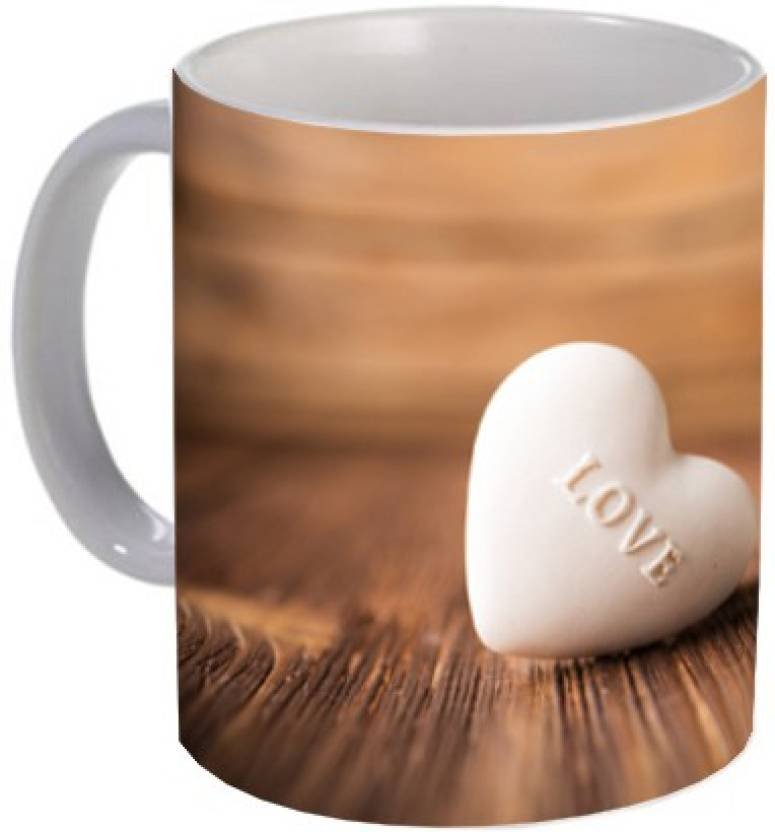 Fantaboy  Heart Shape For Love Printed Coffee Mug