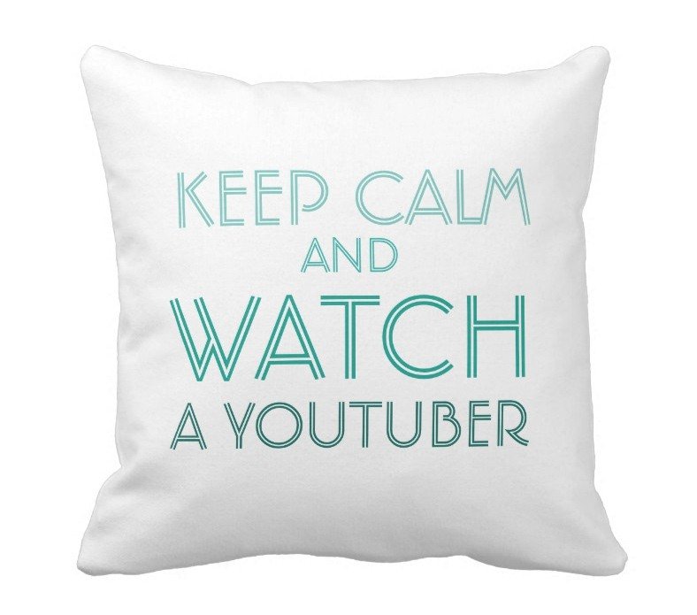 Fantaboy Keep Calm, Youtuber Cushion Cover