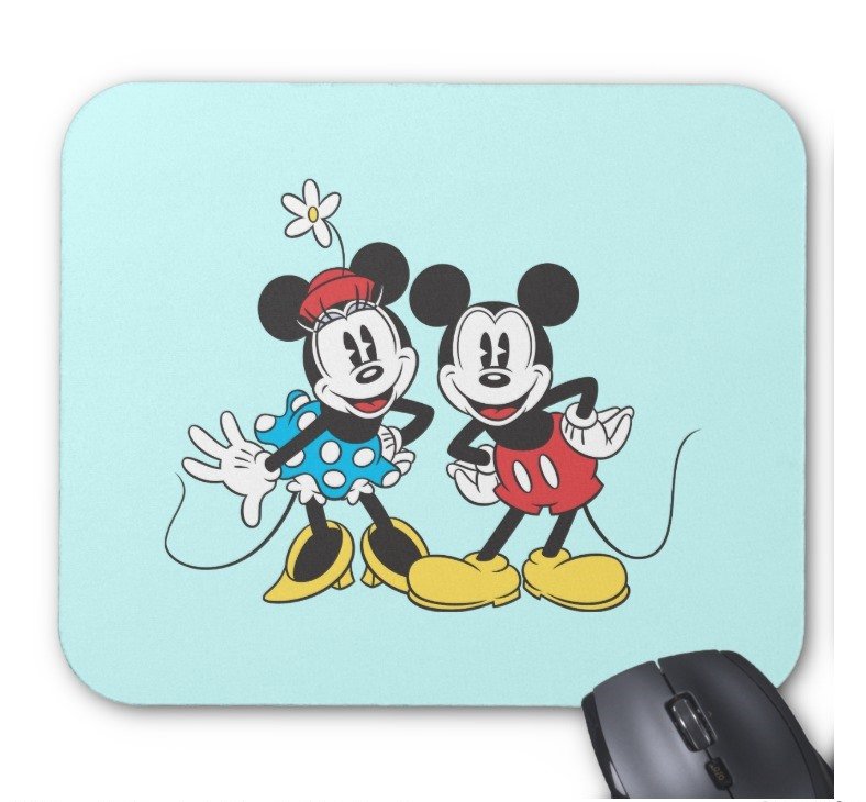 Fantaboy Mickey Minnie Classic Pair Mouse Pad