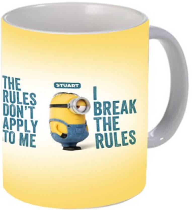 Fantaboy Minion Awesome Printed Coffee Mug