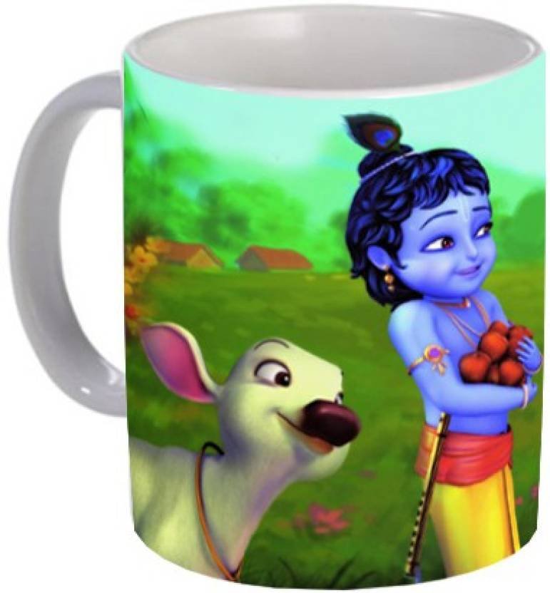 Fantaboy  Best Natkhat kanha Printed Coffee Mug