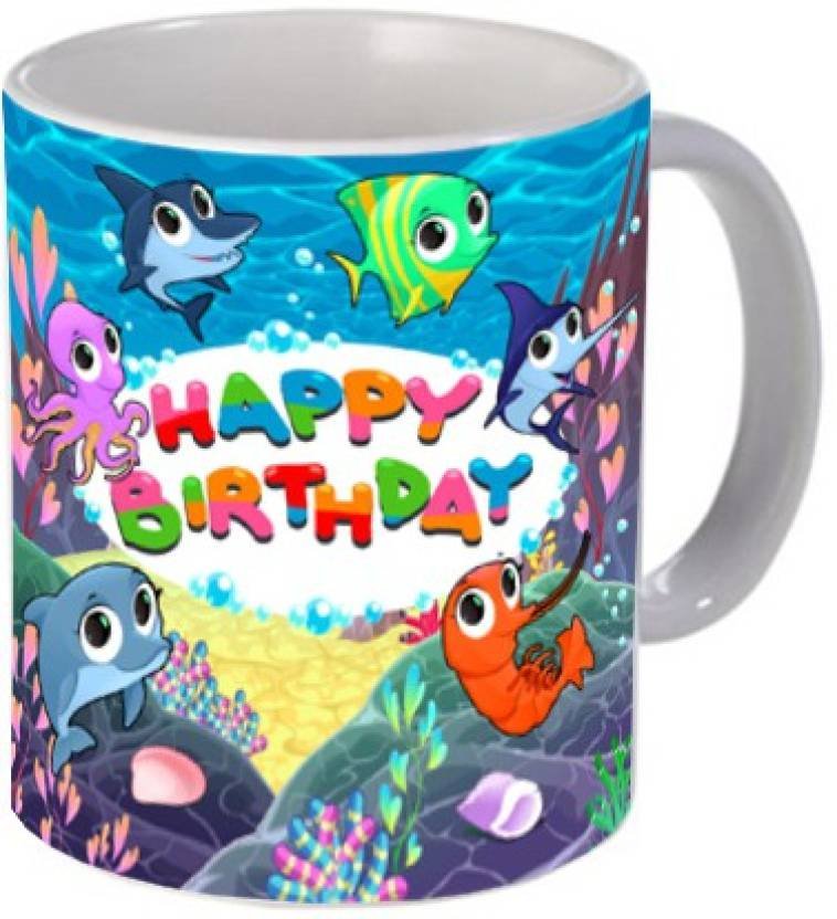 Fantaboy  Under Water Birthday Printed Coffee Mug