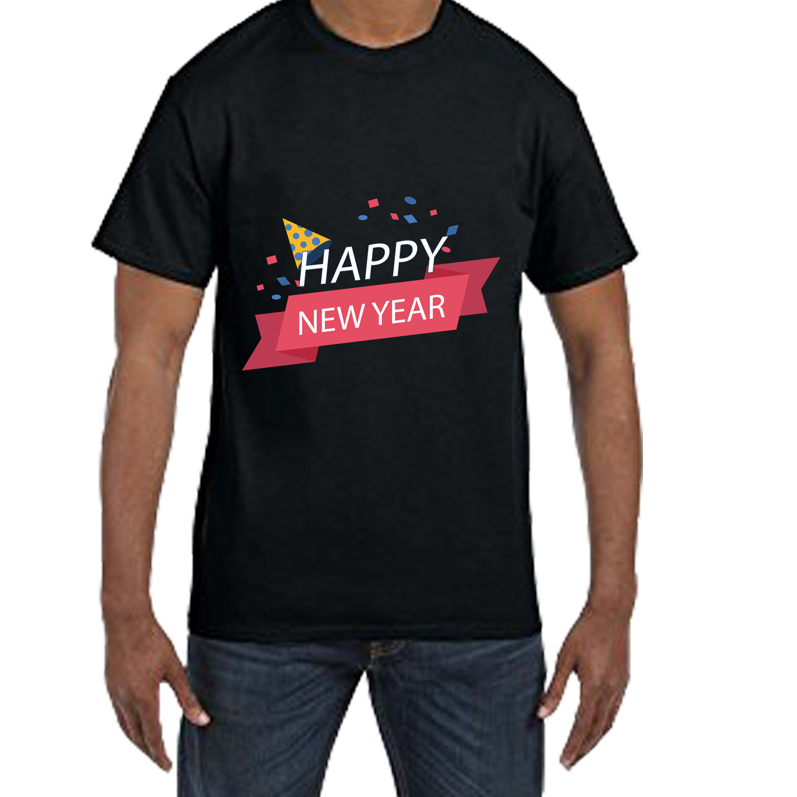 Fantaboy Happy New Year  Cool Printed T- shirt