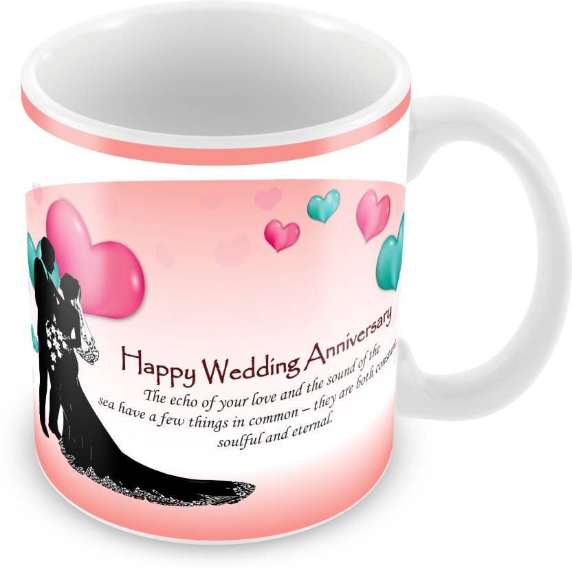 Fantaboy  Wedding-Anniversary Lovely Messages Printed Coffee Mug
